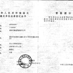 China customs certificate